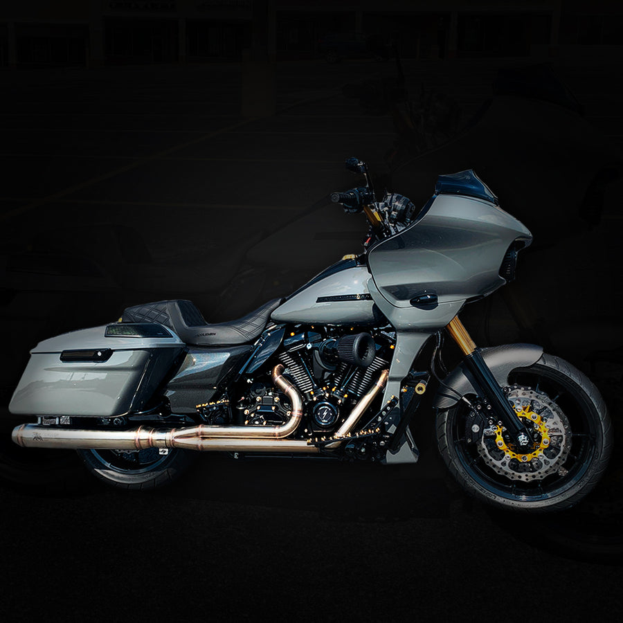 2 Into 1 Full Exhaust System For Harley-Davidson - The Freedom Blaster 2 Into 1 Full Exhaust System For Harley-Davidson - The Freedom Blaster