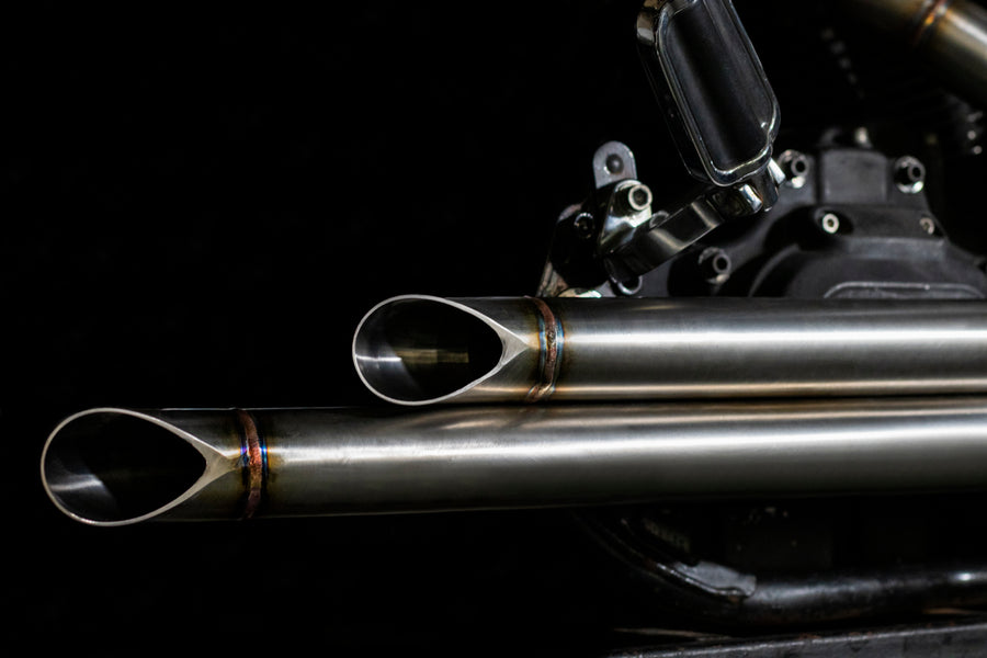 HARLEY-DAVIDSON 2 INTO 2 EXHAUST - THE SLASHER HARLEY-DAVIDSON 2 INTO 2 EXHAUST - THE SLASHER