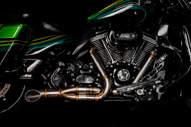 Harley Davidson 2 into 1 Exhaust - The Rocket by Gallop Motorcycles Harley Davidson 2 into 1 Exhaust - The Rocket by Gallop Motorcycles