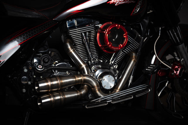 Harley Davidson 2 into 1 Exhaust - Concentric Mainshock by Gallop Motorcycles Harley Davidson 2 into 1 Exhaust - Concentric Mainshock by Gallop Motorcycles