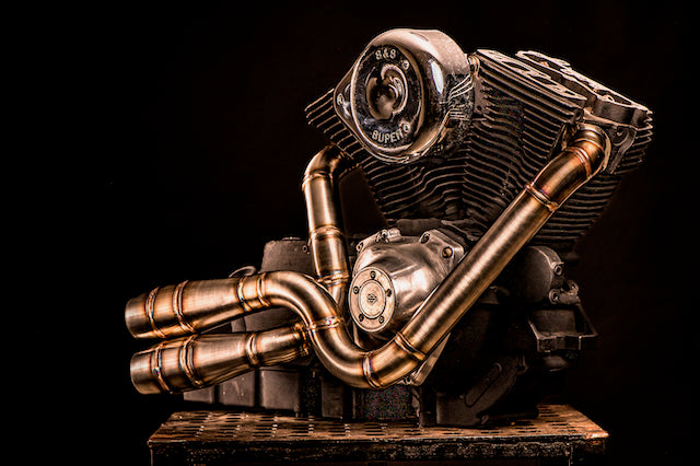 Harley Davidson 2 into 1 Exhaust - Concentric Mainshock by Gallop Motorcycles Harley Davidson 2 into 1 Exhaust - Concentric Mainshock by Gallop Motorcycles