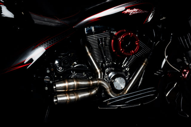 Harley Davidson 2 into 1 Exhaust - Concentric Mainshock by Gallop Motorcycles Harley Davidson 2 into 1 Exhaust - Concentric Mainshock by Gallop Motorcycles