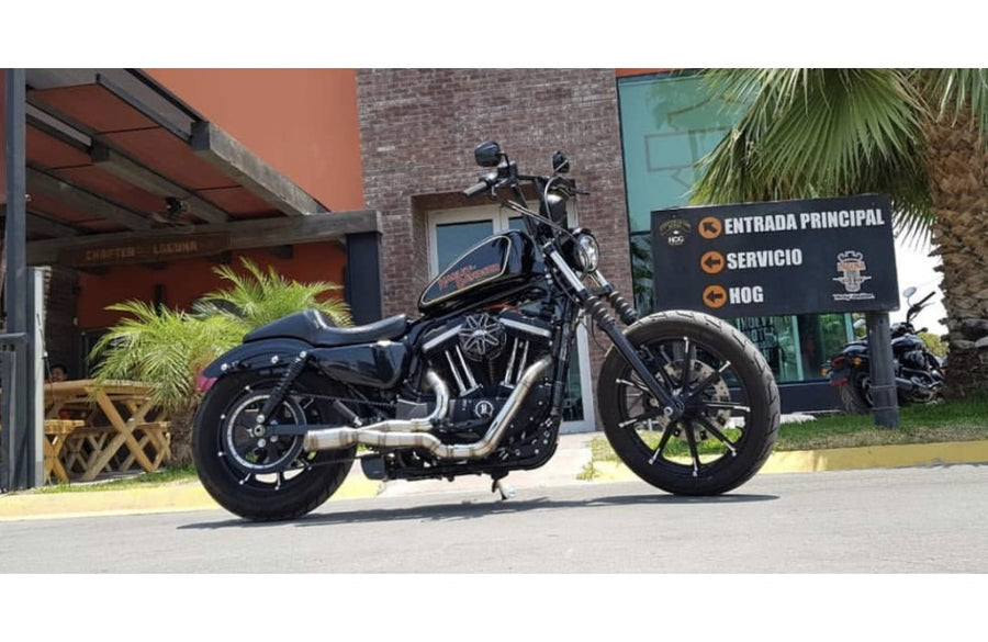 BAD LANDS Exhaust For Harley-Davidson Iron And Sportster BAD LANDS Exhaust For Harley-Davidson Iron And Sportster