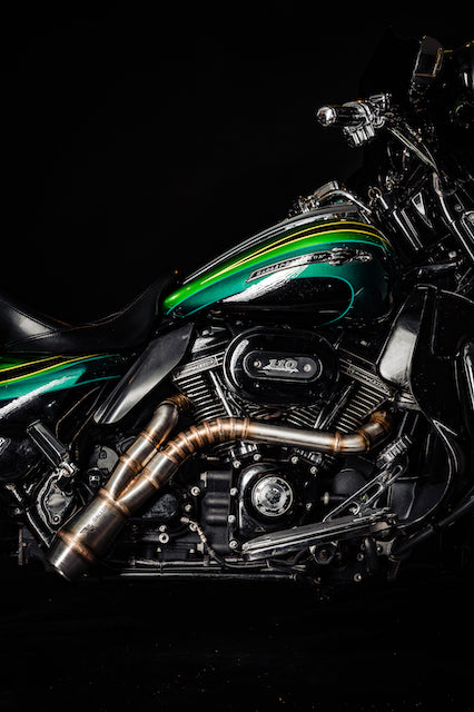 Harley Davidson 2 into 1 Exhaust - The Lone Ranger by Gallop Motorcycles Harley Davidson 2 into 1 Exhaust - The Lone Ranger by Gallop Motorcycles