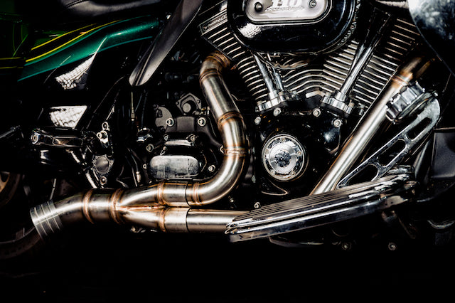 Harley Davidson 2 into 1 Exhaust - The Bazooka by Gallop Motorcycles Harley Davidson 2 into 1 Exhaust - The Bazooka by Gallop Motorcycles