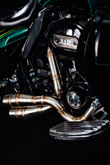 Harley Davidson 2 into 1 Exhaust - The Vector By Gallop Motorcycles Harley Davidson 2 into 1 Exhaust - The Vector By Gallop Motorcycles