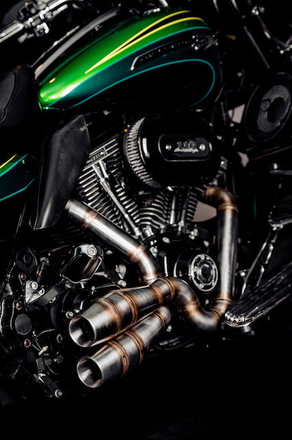 Harley Davidson 2 into 1 Exhaust - Concentric Mainshock by Gallop Motorcycles Harley Davidson 2 into 1 Exhaust - Concentric Mainshock by Gallop Motorcycles