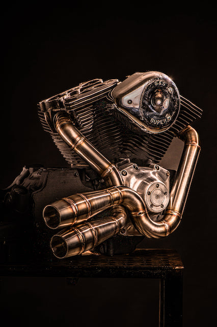 Harley Davidson 2 into 1 Exhaust - Concentric Mainshock by Gallop Motorcycles Harley Davidson 2 into 1 Exhaust - Concentric Mainshock by Gallop Motorcycles
