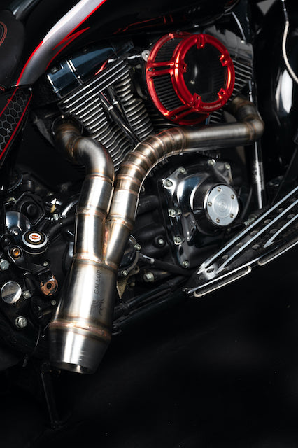 Harley Davidson 2 into 1 Exhaust - The Lone Ranger by Gallop Motorcycles Harley Davidson 2 into 1 Exhaust - The Lone Ranger by Gallop Motorcycles