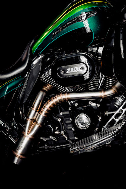 Harley Davidson 2 into 1 Exhaust - The Lone Ranger by Gallop Motorcycles Harley Davidson 2 into 1 Exhaust - The Lone Ranger by Gallop Motorcycles