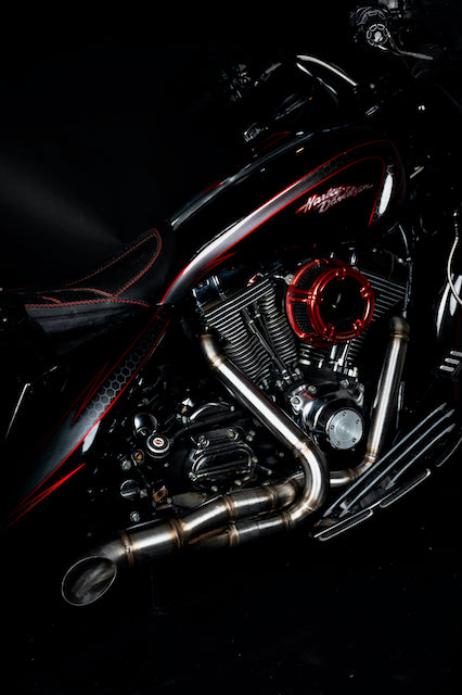 Harley Davidson 2 into 1 Exhaust - The Rocket by Gallop Motorcycles Harley Davidson 2 into 1 Exhaust - The Rocket by Gallop Motorcycles
