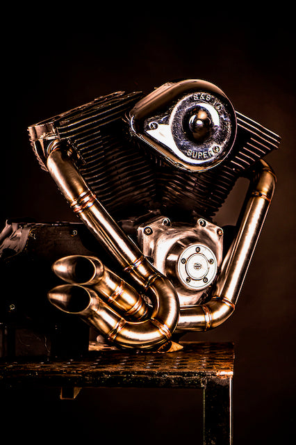 Harley Davidson 2 into 1 Exhaust - The Vector By Gallop Motorcycles Harley Davidson 2 into 1 Exhaust - The Vector By Gallop Motorcycles