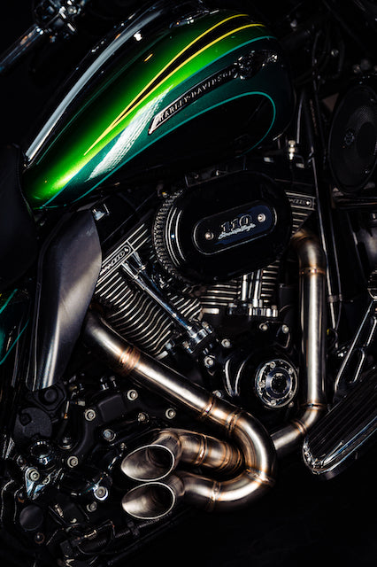Harley Davidson 2 into 1 Exhaust - The Vector By Gallop Motorcycles Harley Davidson 2 into 1 Exhaust - The Vector By Gallop Motorcycles