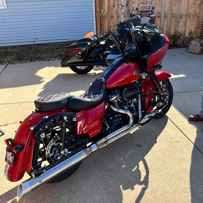 2 Into 1 Full Exhaust System For Harley-Davidson - The Freedom Blaster