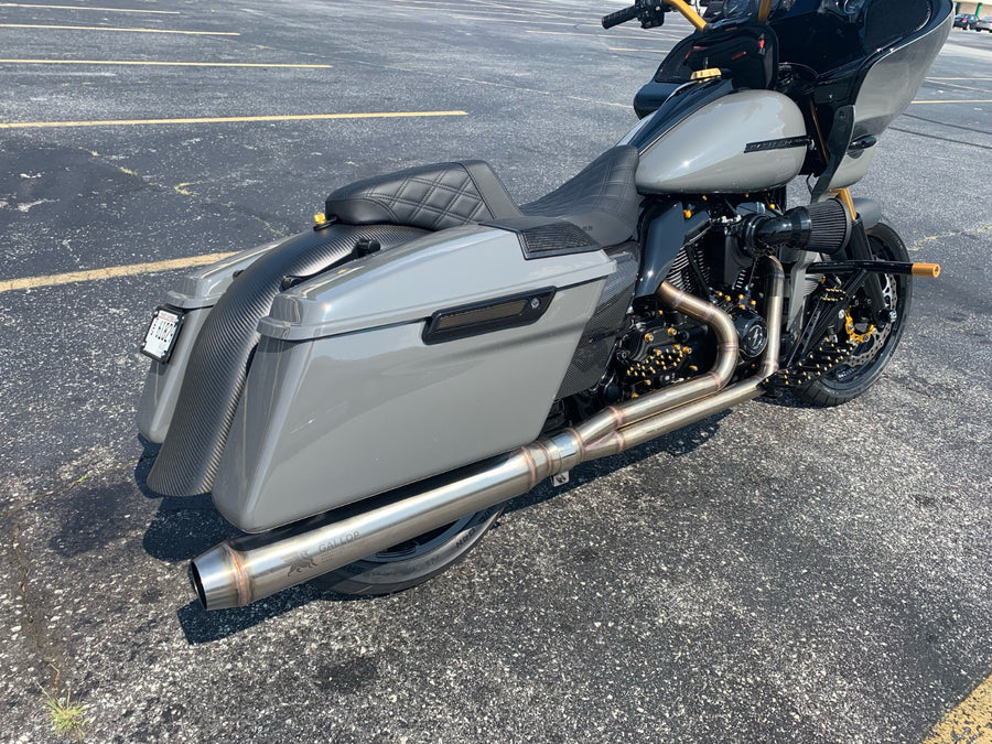 2 Into 1 Full Exhaust System For Harley-Davidson - The Freedom Blaster