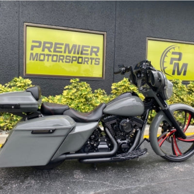 HD Bagger kit 4.5", custom baggers, extended & stretched saddle bags, exclusive for Harley Davidson