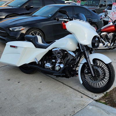 HD Bagger kit 5.5", custom baggers, extended & stretched saddle bags, exclusive for Harley Davidson