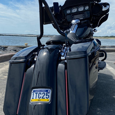 HD Bagger kit 5.5", custom baggers, extended & stretched saddle bags, exclusive for Harley Davidson