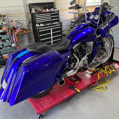 HD Bagger kit 5.5", custom baggers, extended & stretched saddle bags, exclusive for Harley Davidson