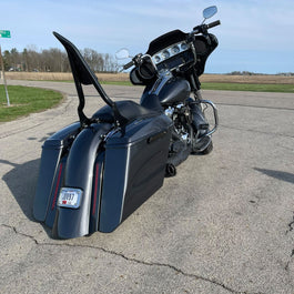HD Bagger kit 5.5", custom baggers, extended & stretched saddle bags, exclusive for Harley Davidson