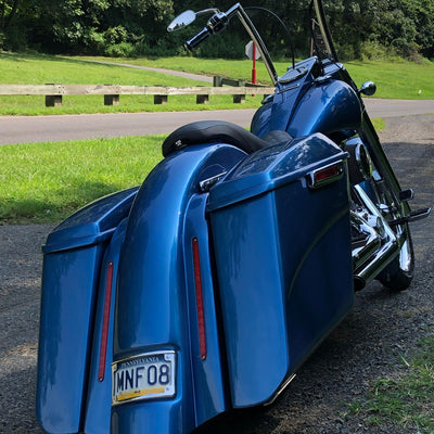 HD Bagger kit 5.5", custom baggers, extended & stretched saddle bags, exclusive for Harley Davidson