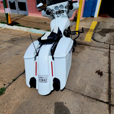 HD Bagger kit 5.5", custom baggers, extended & stretched saddle bags, exclusive for Harley Davidson