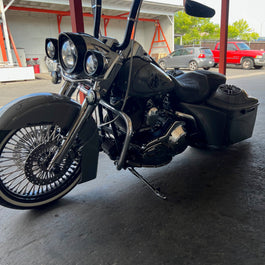 HD Bagger kit 4.5", custom baggers, extended & stretched saddle bags, exclusive for Harley Davidson