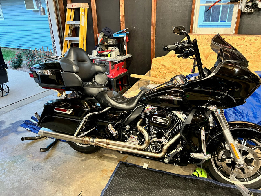 2 Into 1 Full Exhaust System For Harley-Davidson - The Freedom Blaster