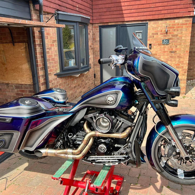 HD Bagger kit 5.5", custom baggers, extended & stretched saddle bags, exclusive for Harley Davidson