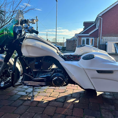 HD Bagger kit 5.5", custom baggers, extended & stretched saddle bags, exclusive for Harley Davidson