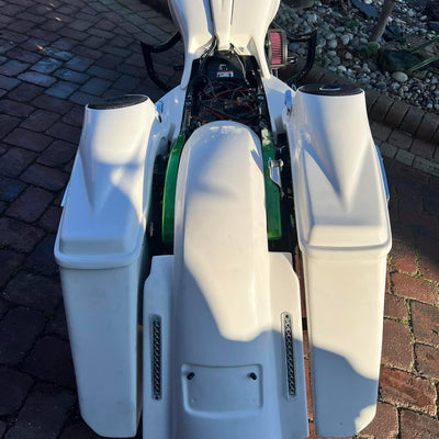 HD Bagger kit 5.5", custom baggers, extended & stretched saddle bags, exclusive for Harley Davidson