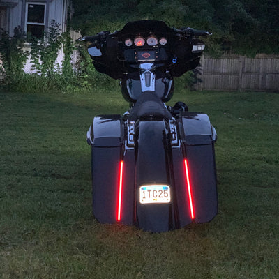 HD Bagger kit 5.5", custom baggers, extended & stretched saddle bags, exclusive for Harley Davidson