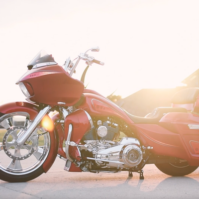 HD Bagger and fender kit 6" down and 9" out, custom baggers, extended & stretched saddle bags, exclusive for Harley Davidson Touring