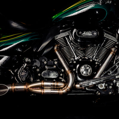 Harley Davidson 2 into 1 Exhaust - The Rocket by Gallop Motorcycles