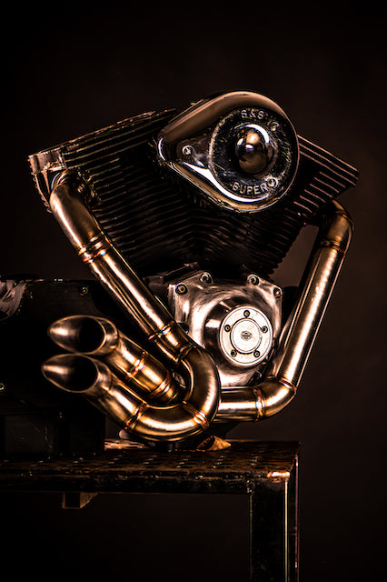 Harley Davidson 2 into 1 Exhaust - The Vector By Gallop Motorcycles