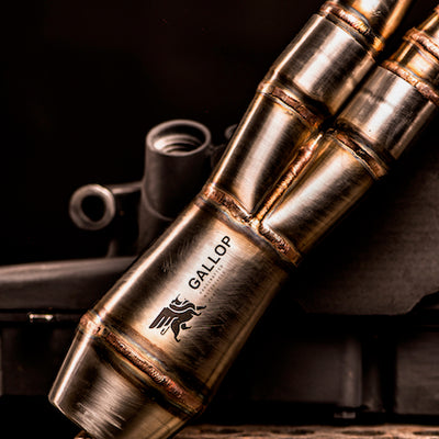 Harley Davidson 2 into 1 Exhaust - The Lone Ranger by Gallop Motorcycles