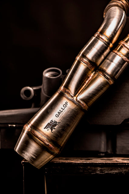 Harley Davidson 2 into 1 Exhaust - The Lone Ranger by Gallop Motorcycles