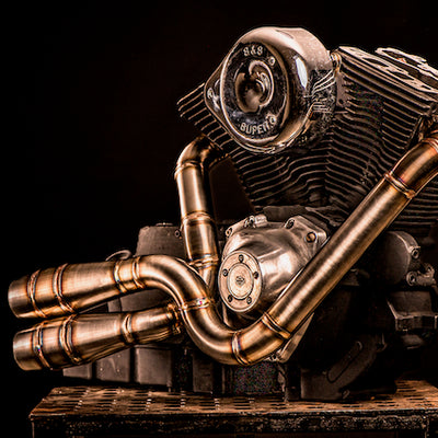 Harley Davidson 2 into 1 Exhaust - Concentric Mainshock by Gallop Motorcycles