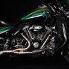 Harley Davidson 2 into 1 Exhaust - The Bazooka by Gallop Motorcycles