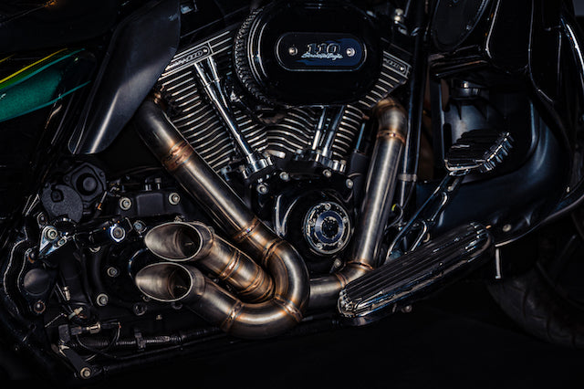 Harley Davidson 2 into 1 Exhaust - The Vector By Gallop Motorcycles