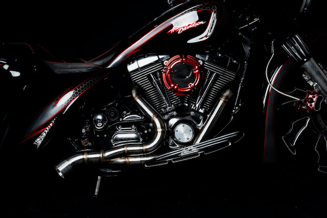 Harley Davidson 2 into 1 Exhaust - The Bazooka by Gallop Motorcycles