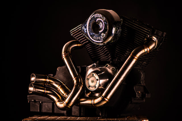 Harley Davidson 2 into 1 Exhaust - The Vector By Gallop Motorcycles