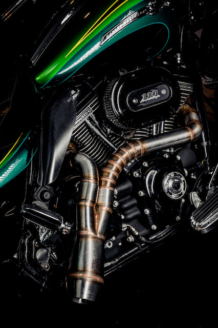 Harley Davidson 2 into 1 Exhaust - The Lone Ranger by Gallop Motorcycles