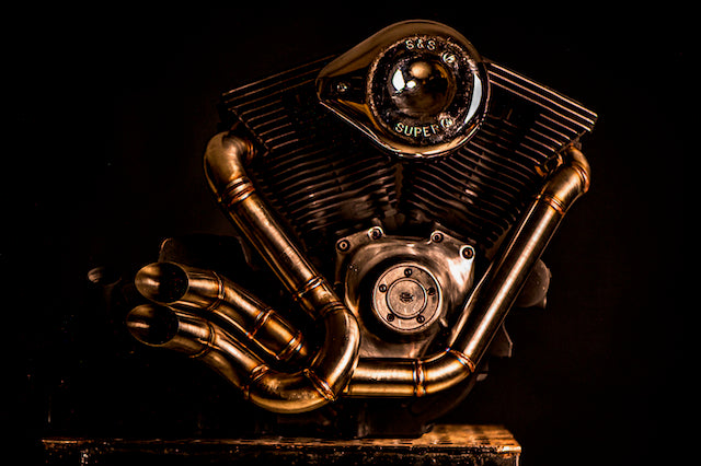 Harley Davidson 2 into 1 Exhaust - The Vector By Gallop Motorcycles