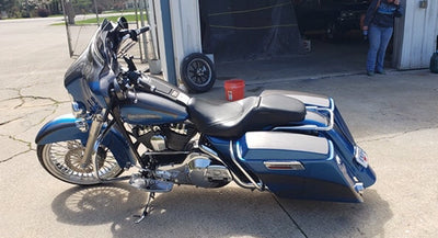HD Bagger kit 5.5", custom baggers, extended & stretched saddle bags, exclusive for Harley Davidson
