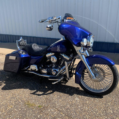 HD Bagger kit 5.5", custom baggers, extended & stretched saddle bags, exclusive for Harley Davidson