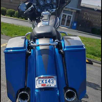 HD Bagger kit 5.5", custom baggers, extended & stretched saddle bags, exclusive for Harley Davidson