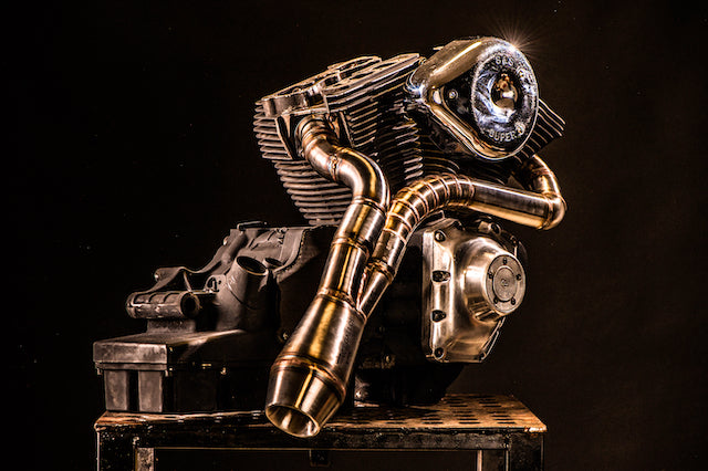 Harley Davidson 2 into 1 Exhaust - The Lone Ranger by Gallop Motorcycles