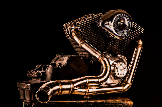 Harley Davidson 2 into 1 Exhaust - The Bazooka by Gallop Motorcycles