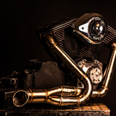 Harley Davidson 2 into 1 Exhaust - The Rocket by Gallop Motorcycles